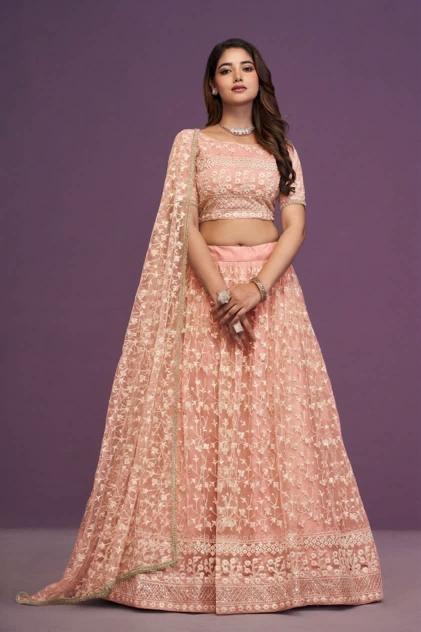 Light Peach Lehenga choli manufacturers in Kolkata
